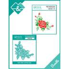 Gina K Designs Divine Rose Stencils and Die Bundle die0720
