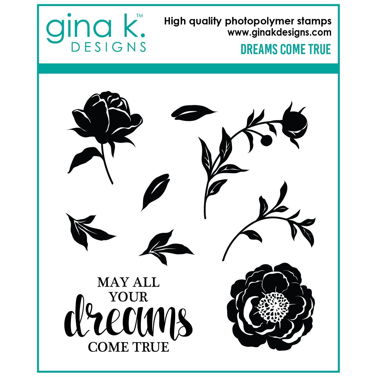 Gina K Designs Dreams Come True Stamps gkd268
