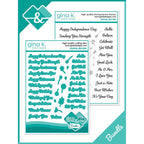 Gina K Designs Essential Greetings Stamps and Dies Bundle dwdie0488