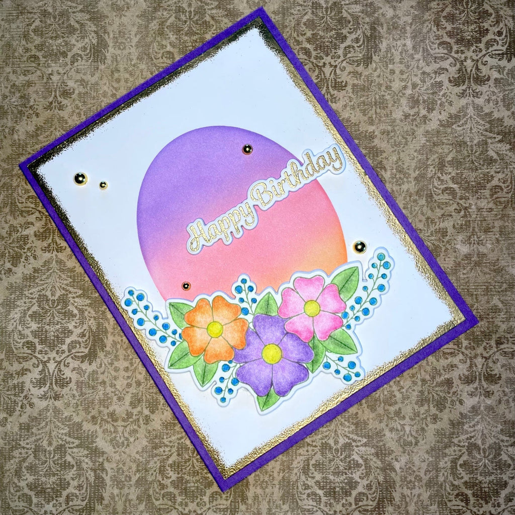 Gina K Designs Essential Greetings Stamps and Dies Bundle dwdie0488 Happy Birthday