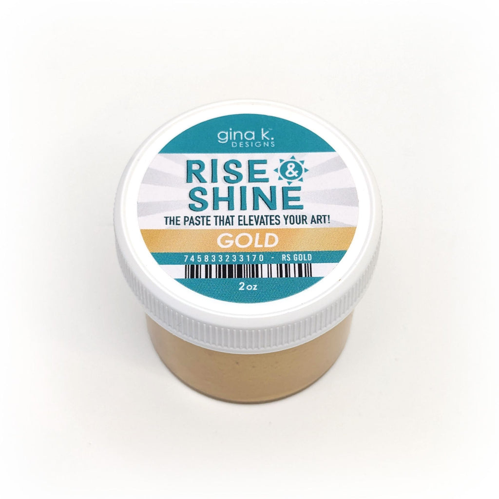 Gina K Designs Essentials Rise and Shine Stencil Pastes gold