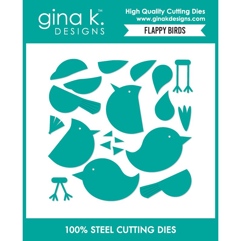 Gina K Designs Flappy Birds Dies dwdie0832