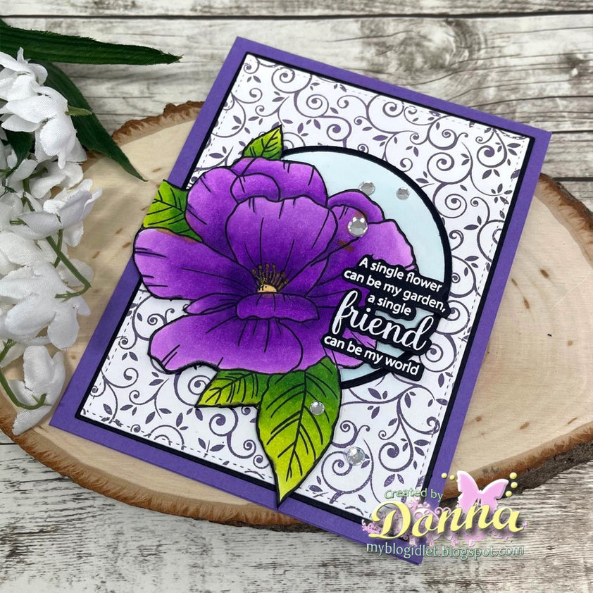 Gina K Designs Flowering Friendship Stamps and Dies Bundle asdie0478 ...