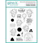 Gina K Designs Friendly Pastures Stamps dg15