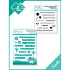 Gina K Designs Friendly Wishes Stamps and Dies Bundle gkdie0485