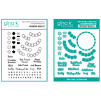 Gina K Designs Friendship Bracelet Stamps and Dies