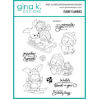 Gina K Designs Furry Flurries Stamps dg16