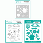 Gina K Designs Garden Party Stamps Dies and Stencil