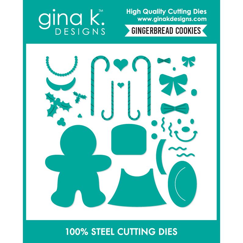 Gina K Designs Gingerbread Cookies Dies dwdie0816
