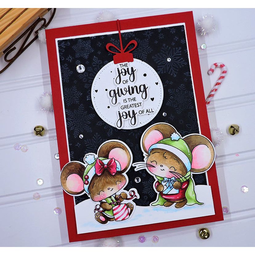 Gina K Designs Giving Hearts Stamps and Dies Bundle dgdie0448 Joy of Giving
