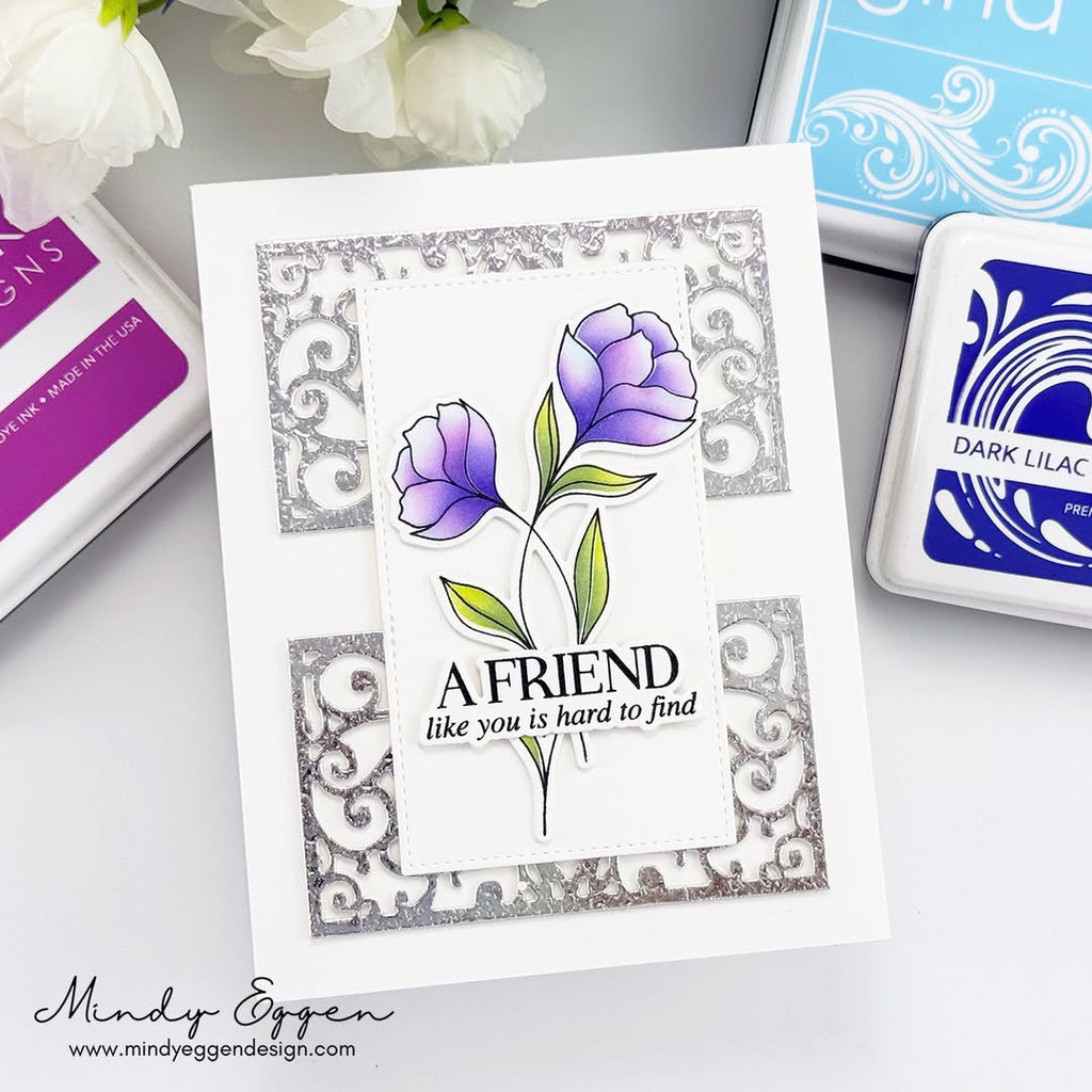 Gina K Designs Glorious Gatefolds Dies die0723 a friend like you is hard to find greeting card