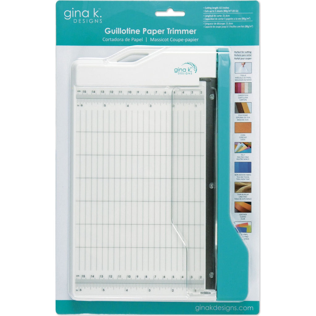 Gina K Designs Guillotine Paper Trimmer gpt in packaging