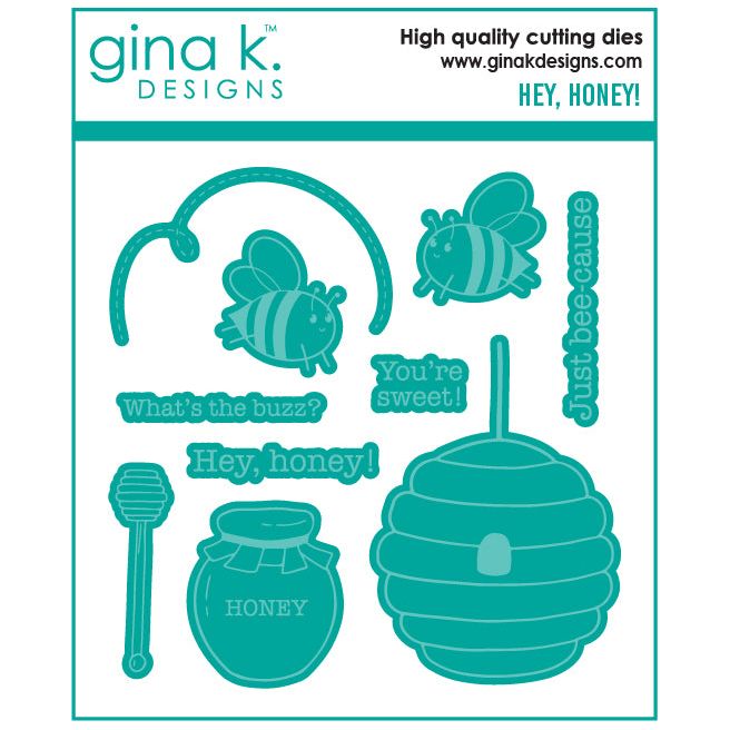 Gina K Designs Hey, Honey! Coordinating Dies die0544