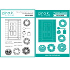 Gina K Designs Holiday Home Stamps and Dies
