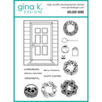 Gina K Designs Holiday Home Stamps mm147