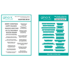 Gina K Designs Holiday Inside and Out Stamps and Dies