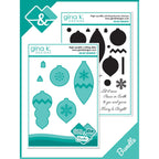 Gina K Designs Holiday Ornaments Stamps and Dies Bundle bsdie0462