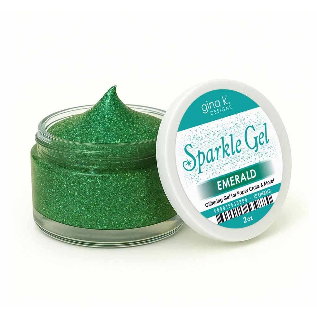 Gina K Designs Holiday Sparkle Gels emerald