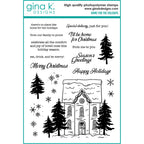 Gina K Designs Home for the Holidays Clear Stamps hs59