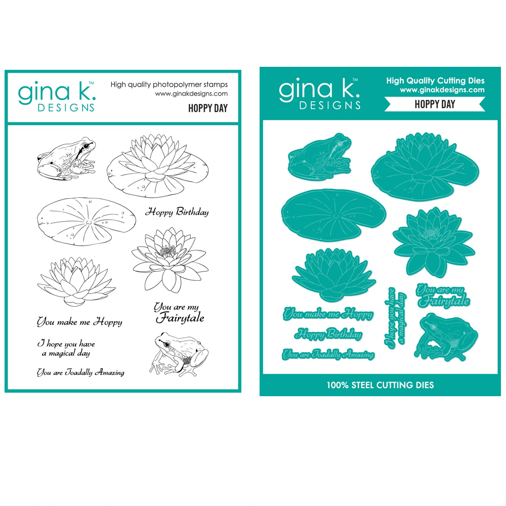 Gina K Designs Hoppy Day Stamps and Dies
