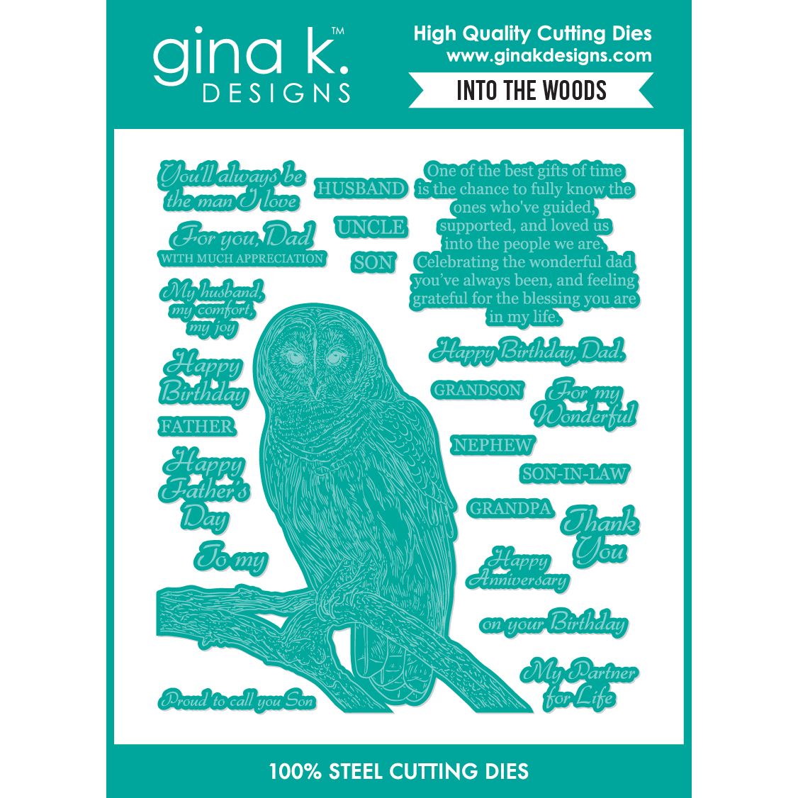 Gina K Designs Into the Woods Dies die0754