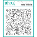 Gina K Designs Iris Gaze Background Stamp as48
