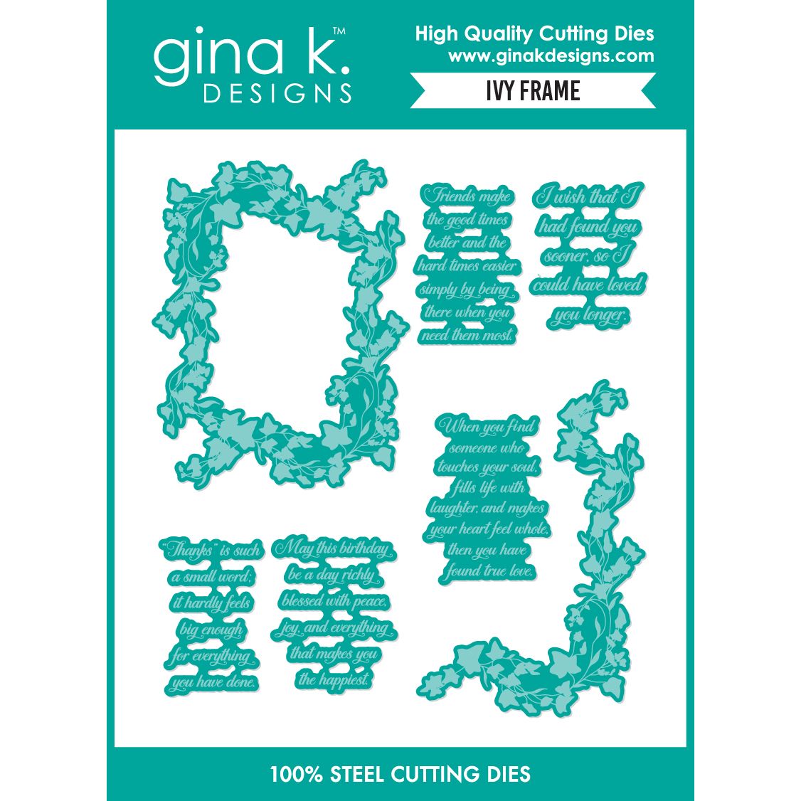 Gina K Designs Ivy Frame Dies die0825 final2
