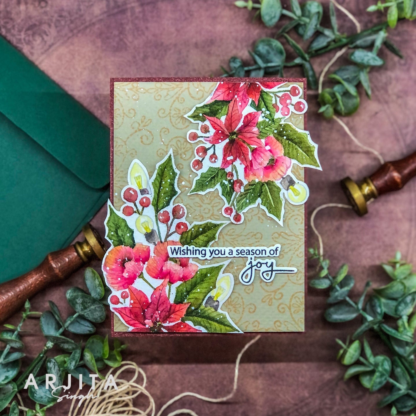 Gina K Designs Joyful Season Stamps as40 season of joy