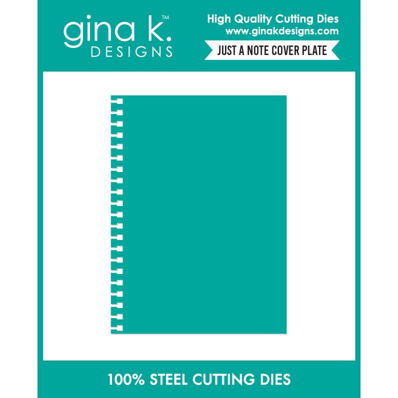 Gina K Designs Just a Note Cover Plate Die die0813
