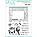 Gina K Designs Leafy Frame Stamps mm158