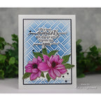 Gina K Designs Life’s Best Moments STAMPtember Exclusive Stamps 2505ssc Floral Friend Card Plum