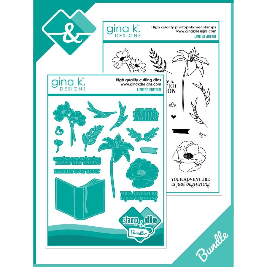 Gina K Designs Limited Edition Stamps and Dies Bundle lhdie0531