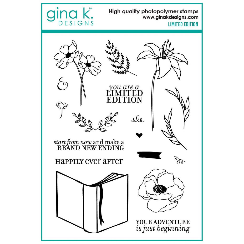 Gina K Designs Limited Edition Stamps and Dies Bundle lhdie0531 stamps only
