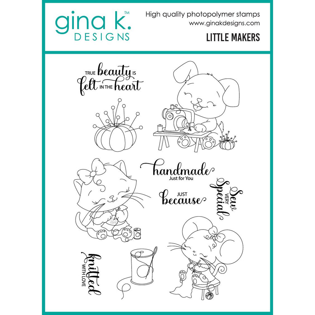 Gina K Designs Little Makers Stamps dg24