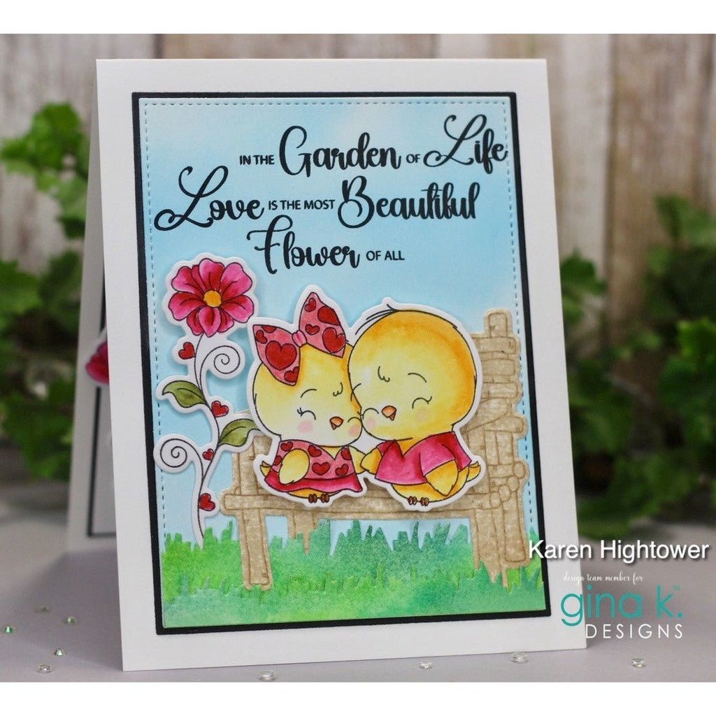 Gina K Designs Love Birds Stamps dg08 cute couple