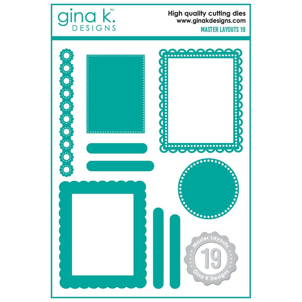 Gina K Designs Master Layouts 19 Dies die0507