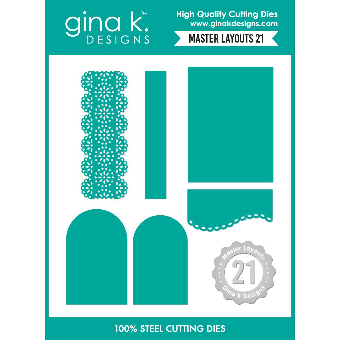 Gina K Designs Master Layouts 21 Dies die0756