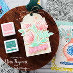 Gina K Designs Mini Magnolia Stencil and Die Bundle akdie0749 a gif for you tag