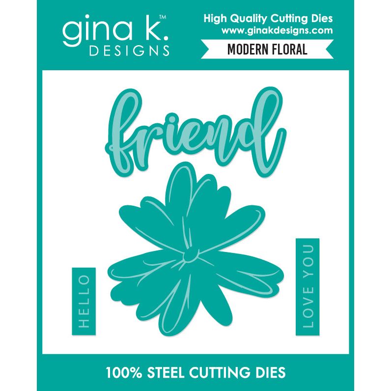 Gina K Designs Modern Floral Coordinating Dies die0382