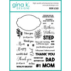 Gina K Designs Mom and Dad Stamps bs85