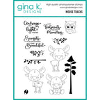Gina K Designs Moose Tracks Stamps dg19
