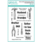 Gina K Designs Mr. Fix-It Stamps gkd293