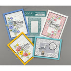 Gina K Designs Ornate Frame Die die0724 4 unique greeting cards