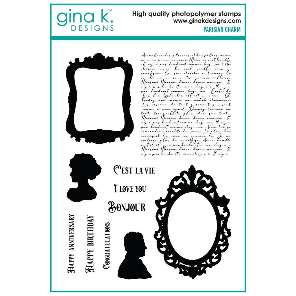 Gina K Designs Parisian Charm Stamps hs63