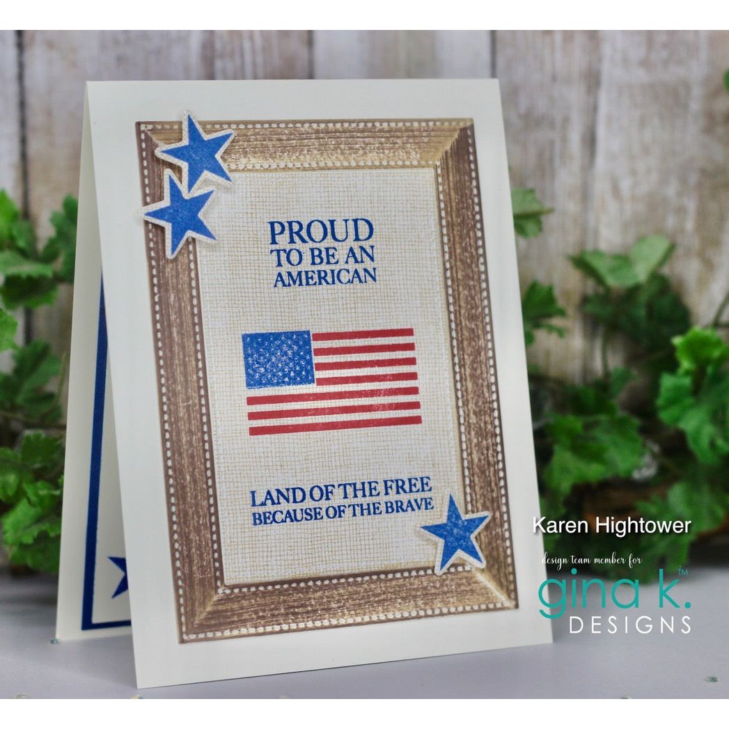Gina K Designs Patriotic Heroes Stamps bs76 proud