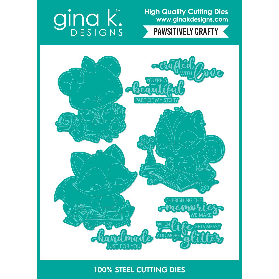 Gina K Designs Pawsitively Crafty Dies die0758