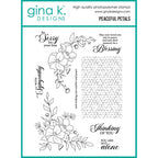 Gina K Designs Peaceful Petals Stamps gkd344