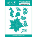 Gina K Designs Peaceful Poinsettia Dies die0704