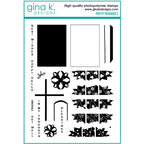 Gina K Designs Pretty Packages 2 Stamps and Dies Bundle mmdie0480 stamps only