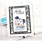 Gina K Designs Puppies On My Mind Stamps and Dies Bundle dgdie0516 Dalmatian
